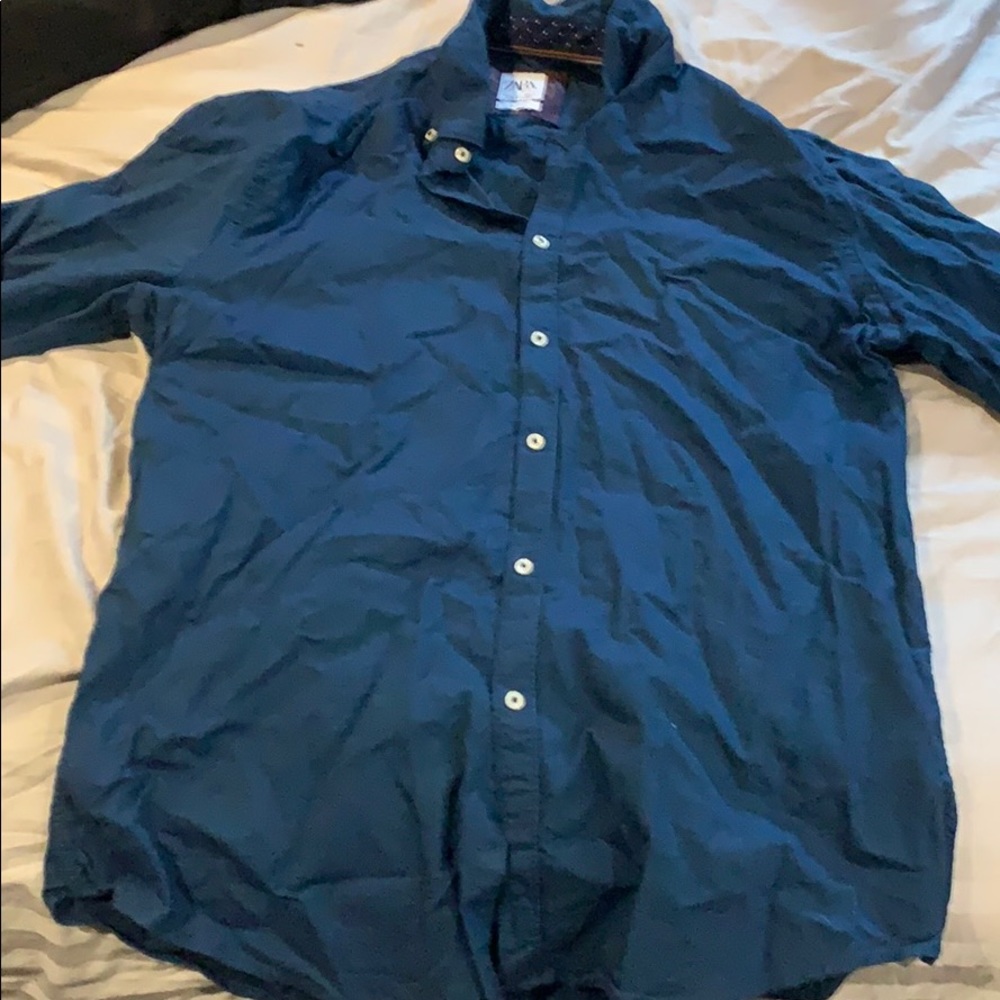 Button up long sleeve dress shirt